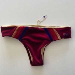 NWOT Aviator Nation velvet bikini bottoms